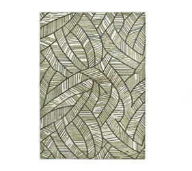 A modern design rug With a unique pattern design and earthy colors